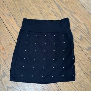 Wilfred Black Studded Women's Skirt large